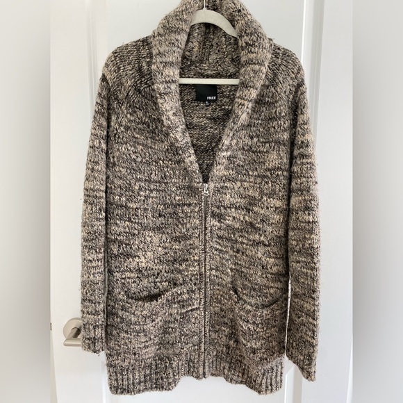 Wilfred zipper cardigan / sweater coat - Picture 1 of 2